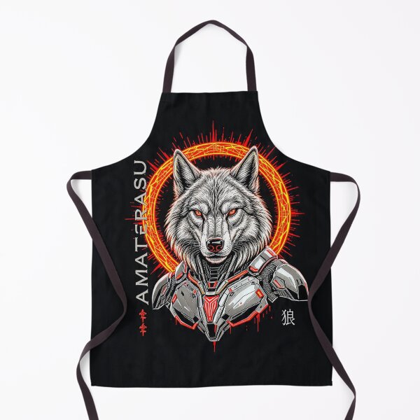 Item preview, Amaterasu Mecha Wolf Japanese Sci-Fi Aesthetic designed and sold by Chris&Argy.