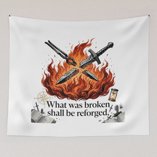 Item preview, What Was Broken Shall Be Reforged designed and sold by LunaMarkos.