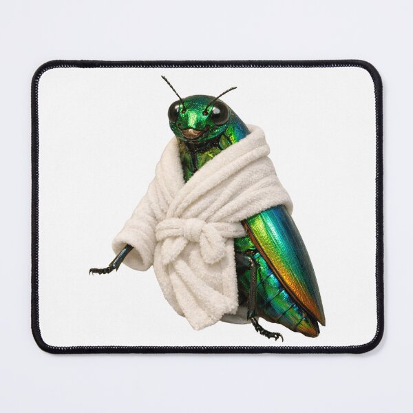 Item preview, Relaxing Bathrobe Jewel Beetle designed and sold by Sillytoe.