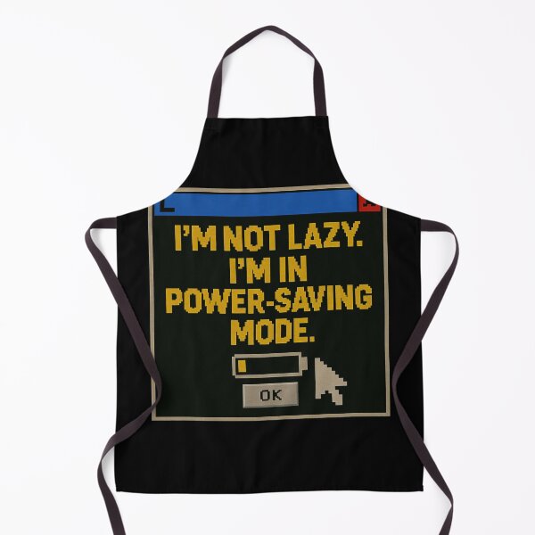 Item preview, Energy Saving Mode – I’m Not Lazy designed and sold by Mad Factory Designs.