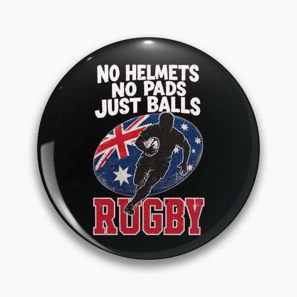 Artikelvorschau, Keine Helme, keine Schutzausrüstung, nur Bälle – Rugby entworfen und verkauft von Betsytiptoe.
