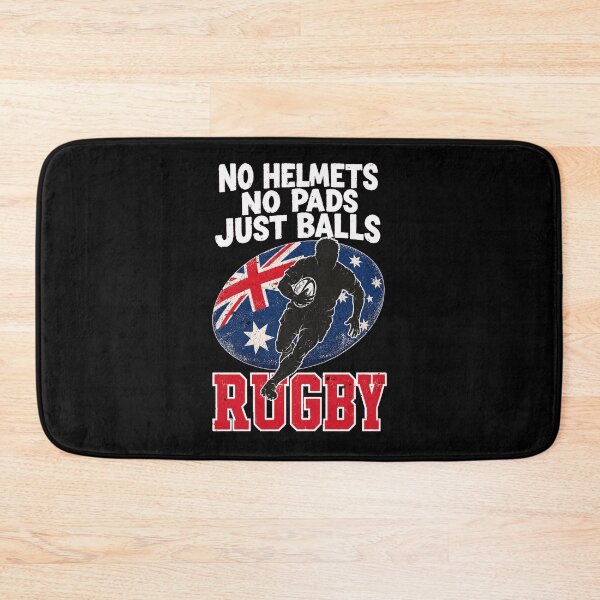 Item preview, No Helmets No Pads Just Balls Rugby designed and sold by Betsytiptoe.