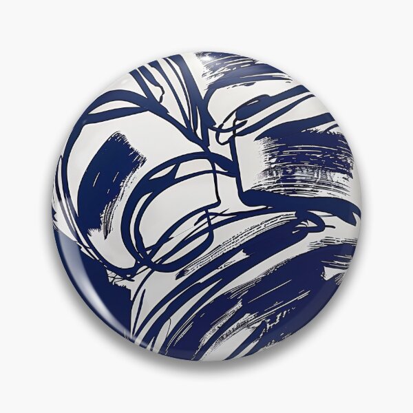 Item preview, Croissant - Blue Abstract Art designed and sold by shadow-bloom.