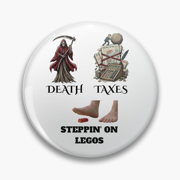 Item preview, certainty of steppin on legos. designed and sold by Goode-sense2025.