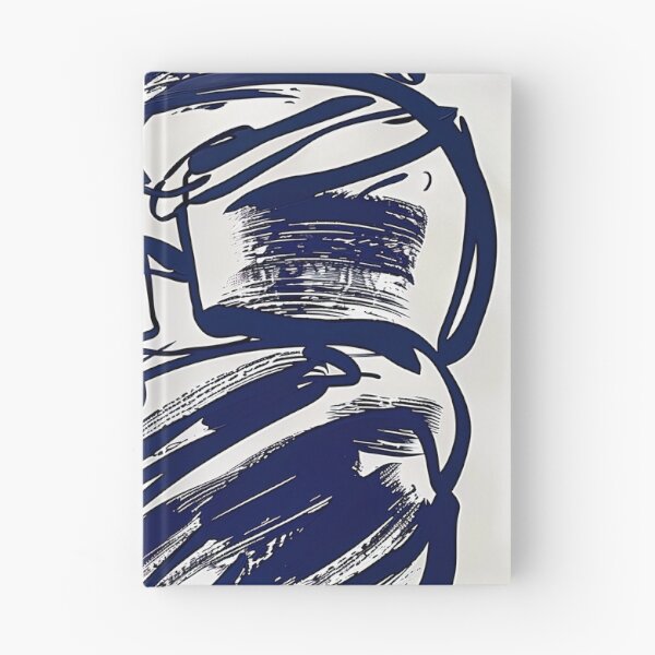 Item preview, Croissant - Blue Abstract Art designed and sold by shadow-bloom.
