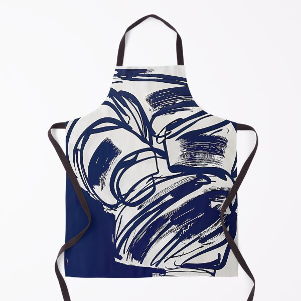 Item preview, Croissant - Blue Abstract Art designed and sold by shadow-bloom.