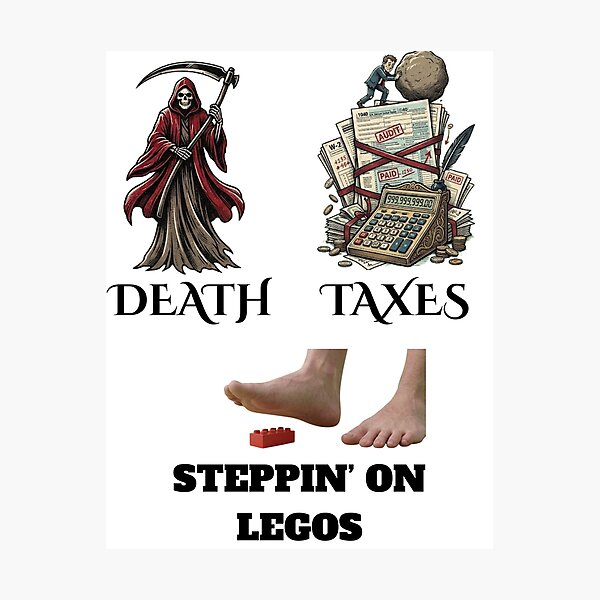 Item preview, certainty of steppin on legos. designed and sold by Goode-sense2025.