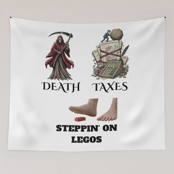 Item preview, certainty of steppin on legos. designed and sold by Goode-sense2025.