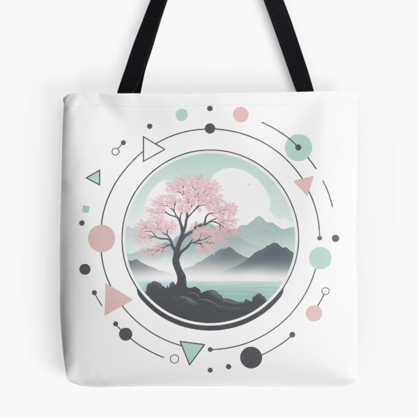Item preview, Sakura Serenity – Minimalist Japanese Landscape designed and sold by PT PROJECT.