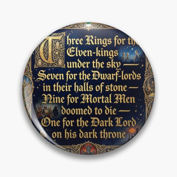 Item preview, Three Rings For The Elven Kings designed and sold by LunaMarkos.