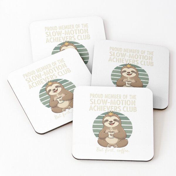 Item preview, Slow-Motion Achievers Club – But First, Coffee designed and sold by PT PROJECT.
