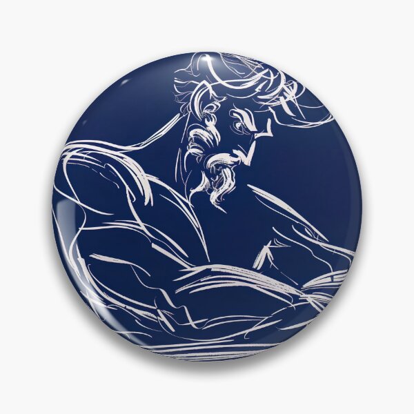 Item preview, Cronus, Greek deity - Blue Abstract Art designed and sold by shadow-bloom.