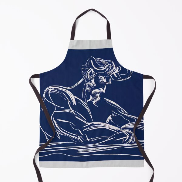 Item preview, Cronus, Greek deity - Blue Abstract Art designed and sold by shadow-bloom.