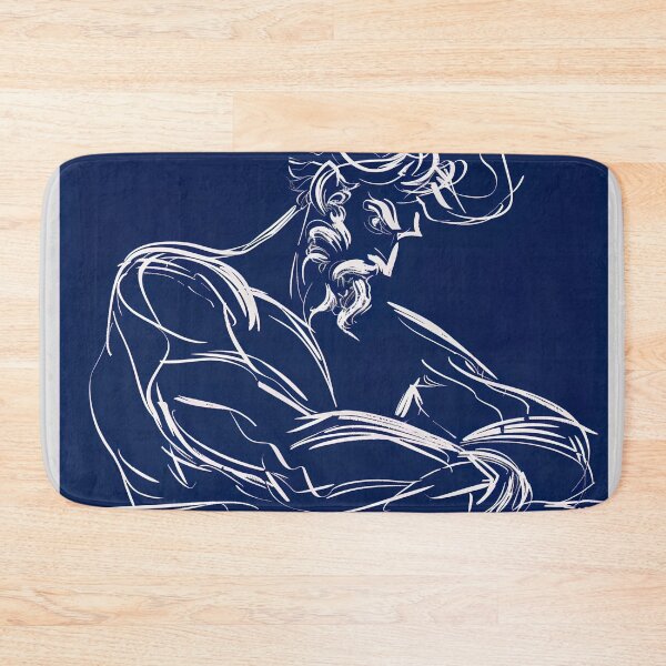 Item preview, Cronus, Greek deity - Blue Abstract Art designed and sold by shadow-bloom.