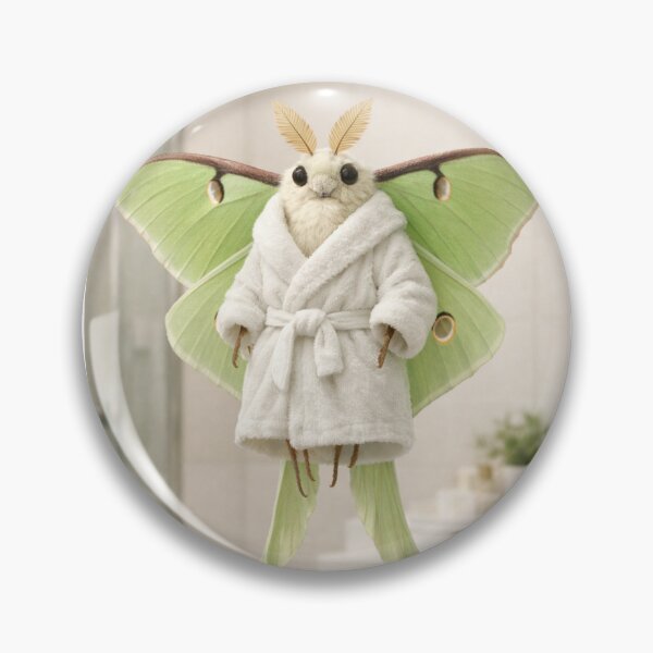 Item preview, Cozy Bathrobe Luna Moth designed and sold by Sillytoe.