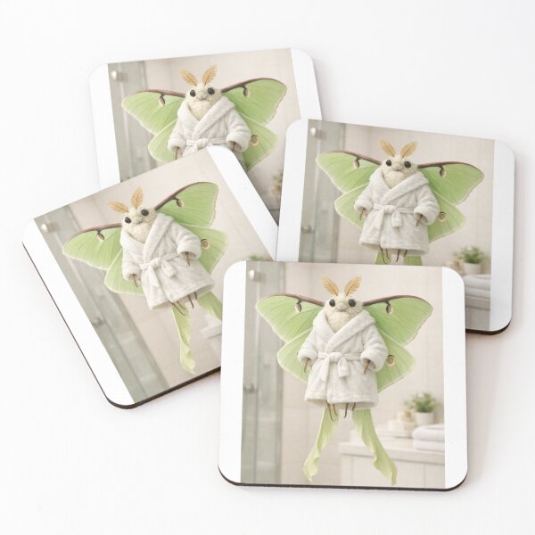 Item preview, Cozy Bathrobe Luna Moth designed and sold by Sillytoe.