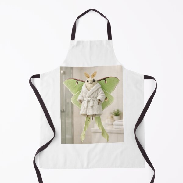 Item preview, Cozy Bathrobe Luna Moth designed and sold by Sillytoe.