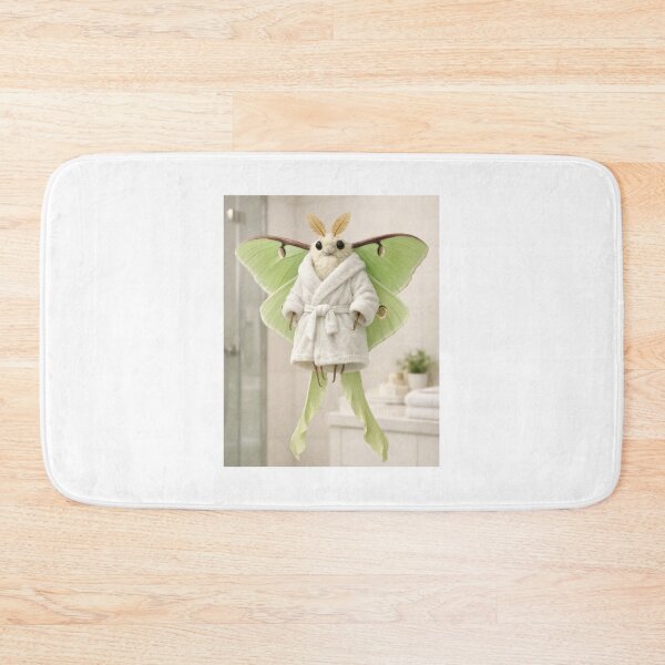 Item preview, Cozy Bathrobe Luna Moth designed and sold by Sillytoe.