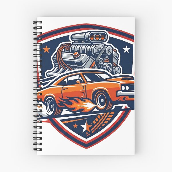 Item preview, muscle car emblem designed and sold by javierparra.