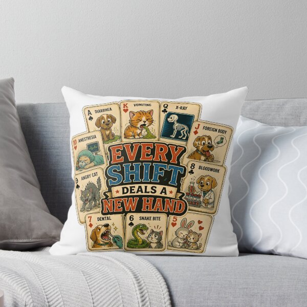 Item preview, Every Shift Deals a New Hand Funny Veterinary Playing Cards | Veterinarian Gift designed and sold by Bettybee00.