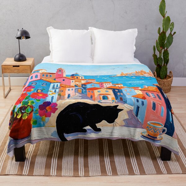 Item preview, Black Cat parís Window View Art designed and sold by Timegraf.