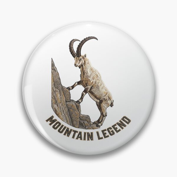 Item preview, Mountain Legend Goat Climbing Rock Nature  designed and sold by TeeARTHY.