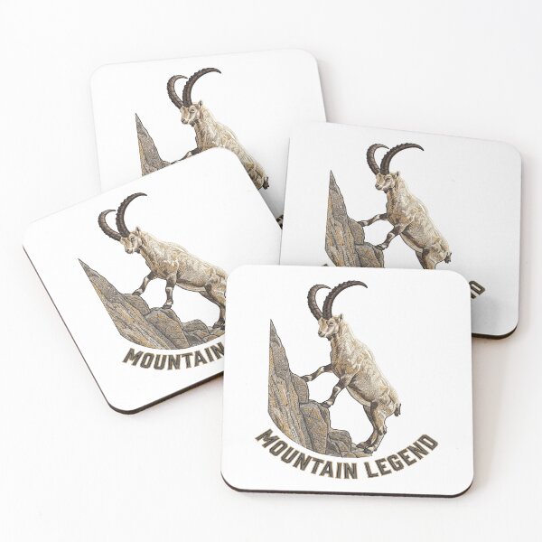 Item preview, Mountain Legend Goat Climbing Rock Nature  designed and sold by TeeARTHY.