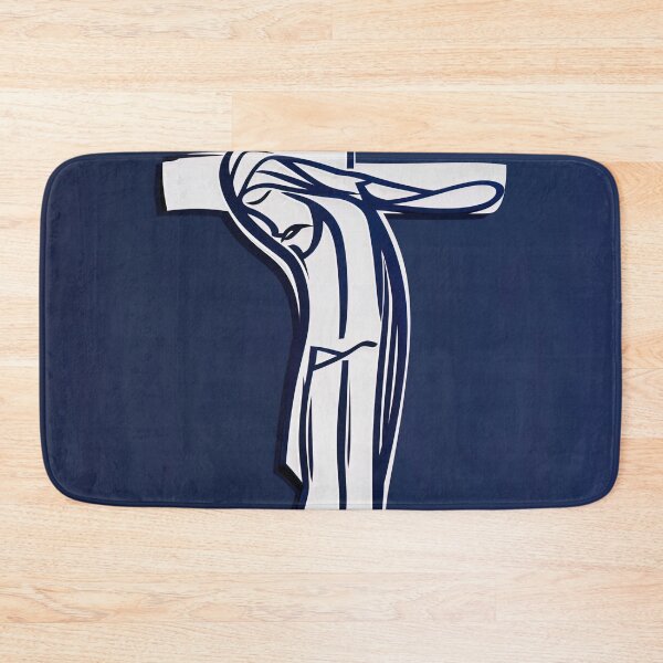 Item preview, Crucifix - Blue Abstract Art designed and sold by shadow-bloom.
