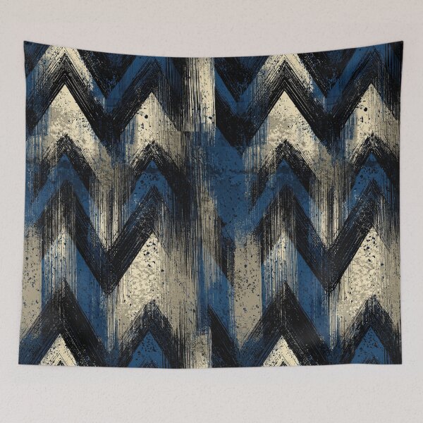 Item preview, Navy and Beige Geometric Weave designed and sold by Piotrek0001.