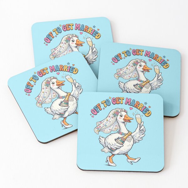 Item preview, Bride Goose Drinking Champagne designed and sold by TeeARTHY.