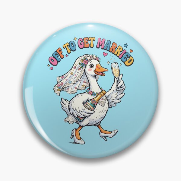 Item preview, Bride Goose Drinking Champagne designed and sold by TeeARTHY.