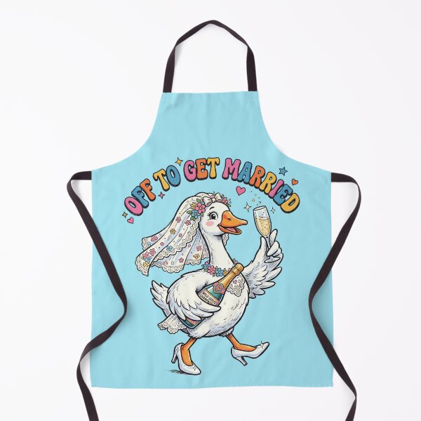 Item preview, Bride Goose Drinking Champagne designed and sold by TeeARTHY.
