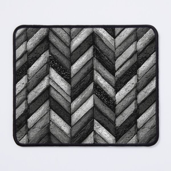 Item preview, Distressed Monochrome Herringbone designed and sold by Piotrek0001.