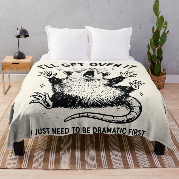 Item preview, I'll Get Over It Funny Dramatic Possum Animal Humor designed and sold by Y-Vibes.