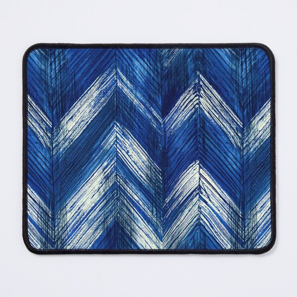 Item preview, Cobalt Blue and White Chevron designed and sold by Piotrek0001.