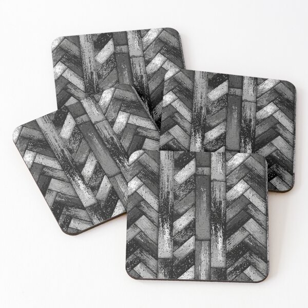 Item preview, Textured Grey Scale Woven Art designed and sold by Piotrek0001.