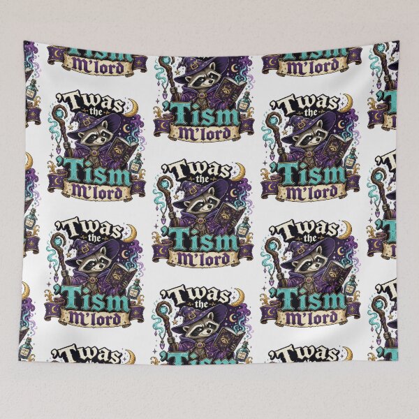 Item preview, Twas the Tism M'lord Raccoon designed and sold by butterflies-new.