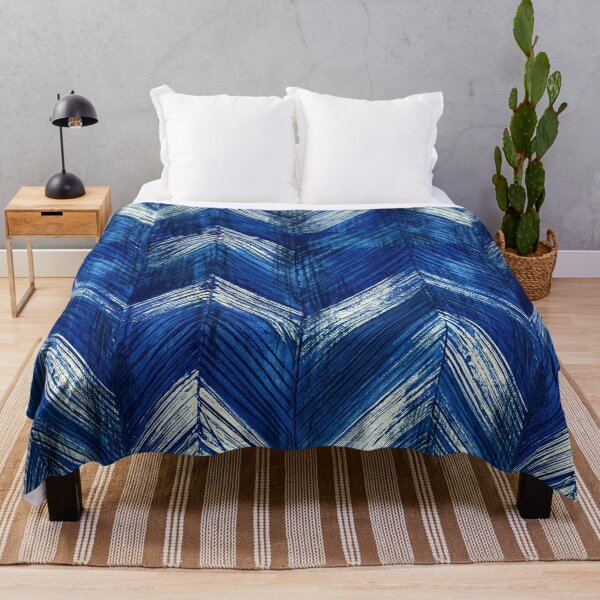 Item preview, Cobalt Blue and White Chevron designed and sold by Piotrek0001.