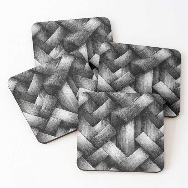 Item preview, Overlapping Charcoal Woven Texture designed and sold by Piotrek0001.