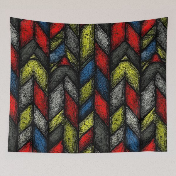 Item preview, Primary Palette Geometric Weave designed and sold by Piotrek0001.