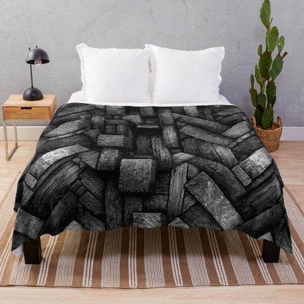 Item preview, Abstract Brickwork Charcoal Pattern designed and sold by Piotrek0001.