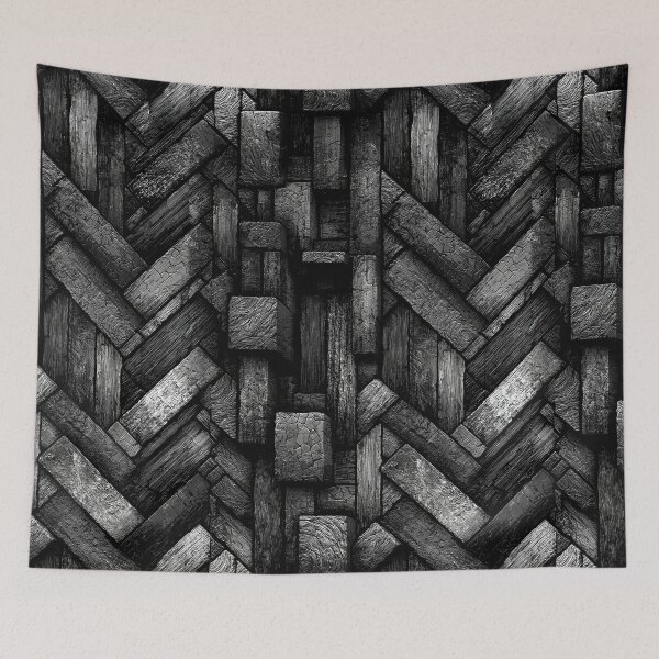 Item preview, Abstract Brickwork Charcoal Pattern designed and sold by Piotrek0001.