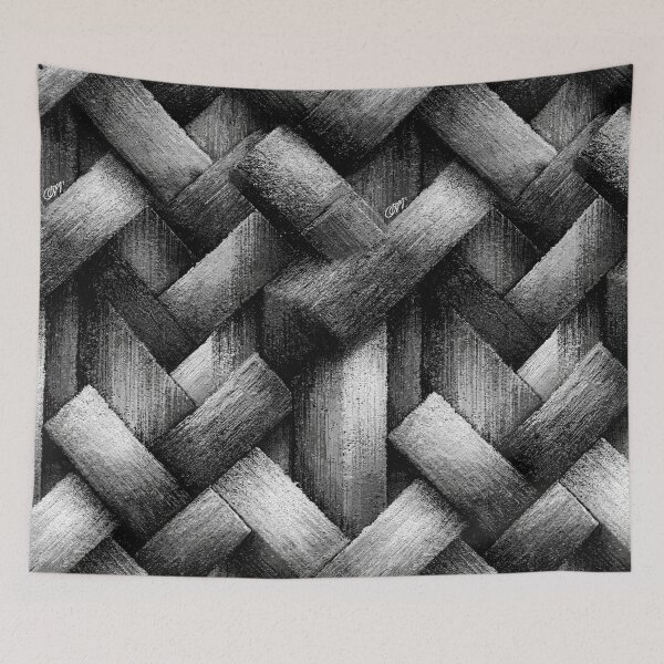 Item preview, Overlapping Charcoal Woven Texture designed and sold by Piotrek0001.