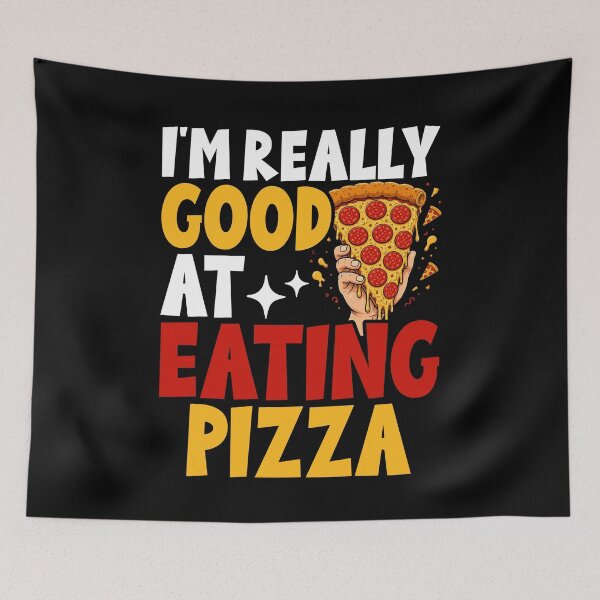 Item preview, Funny Pizza Quote designed and sold by rustonpoldoks.