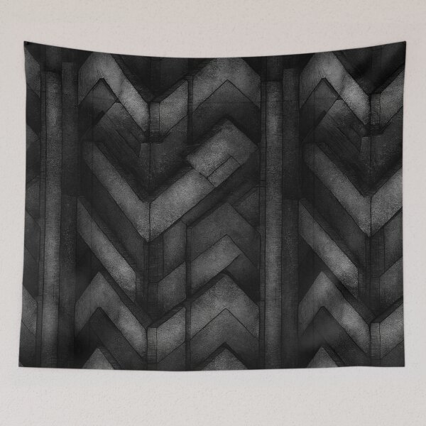 Item preview, Deep Midnight Industrial Pattern designed and sold by Piotrek0001.