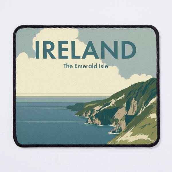 Item preview, Ireland The Emerald Isle, Celtic Spirit Wall Art designed and sold by MarkedArtPrints.