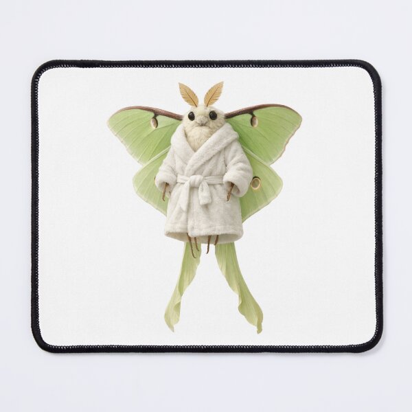 Item preview, Relaxing Bathrobe Luna Moth designed and sold by Sillytoe.
