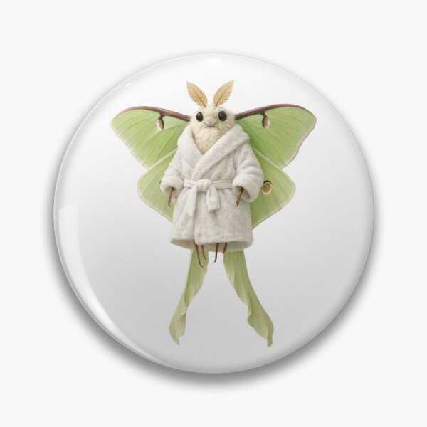 Item preview, Relaxing Bathrobe Luna Moth designed and sold by Sillytoe.