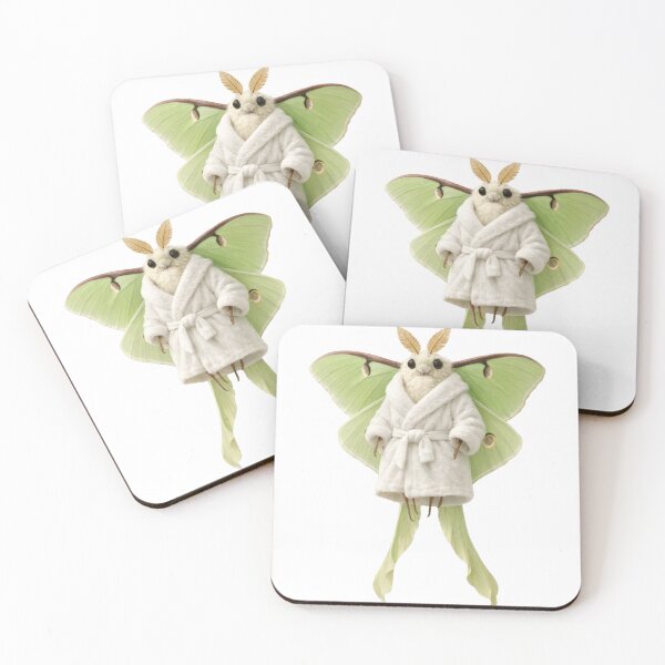Item preview, Relaxing Bathrobe Luna Moth designed and sold by Sillytoe.
