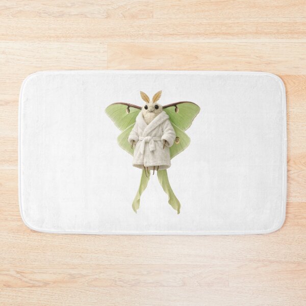 Item preview, Relaxing Bathrobe Luna Moth designed and sold by Sillytoe.